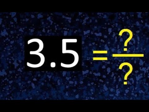 3/5 a decimal: Calcula el valor de la fracción 3/5