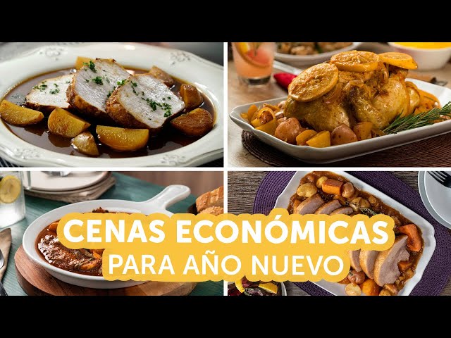 Buscas recetas fáciles y económicas para cenar en fin de año