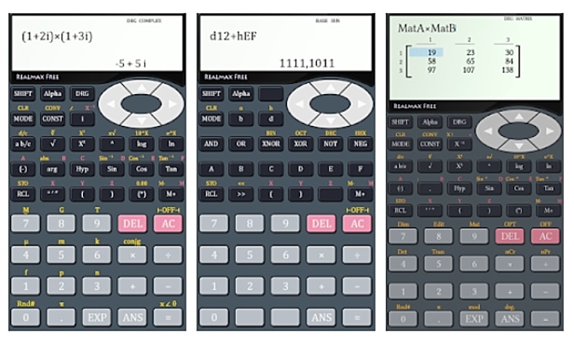 Buscas un calculador de números complejos para hallar soluciones