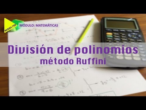 Cómo aplicar el método de Ruffini para dividir polinomios