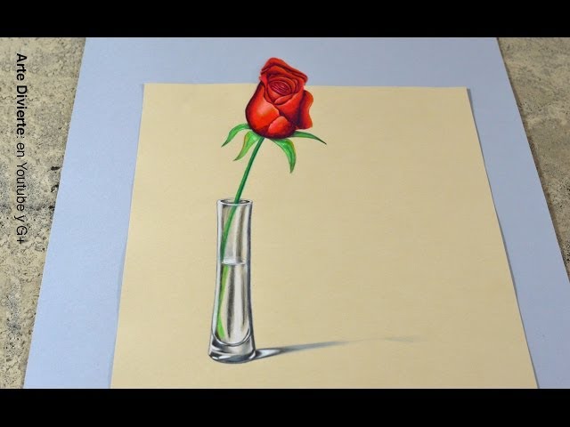 Cómo aprender a dibujar rosas y otros dibujos en 3D