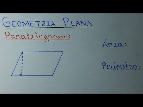Cómo calcular el área y perímetro de un paralelogramo