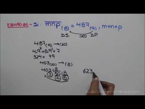 Cómo convertir números entre diferentes sistemas numéricos