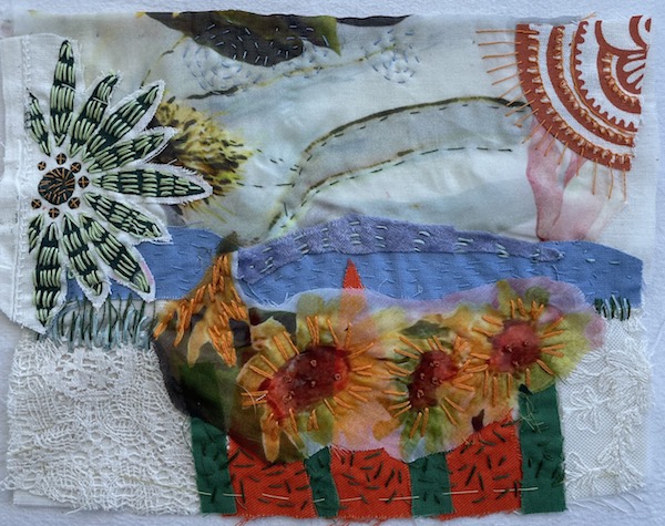 Cómo crear bellas obras textiles con bordado y dibujo