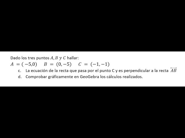 Cómo encontrar la ecuación de la recta que pasa por un punto