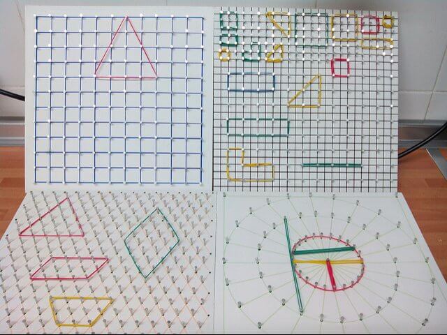 Cómo explorar la geometría con un geoplano virtual en línea