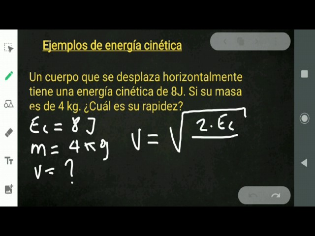 cómo funciona la calculadora de energía cinética en mecánica