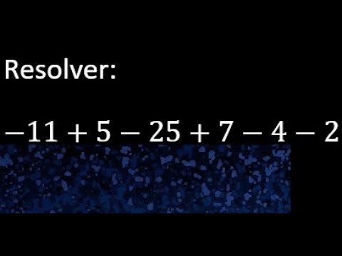 Cómo resolver ejercicios de números positivos y negativos