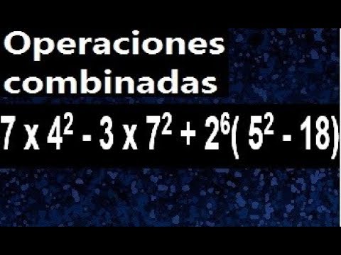 Cómo resolver fácilmente operaciones combinadas con potencias