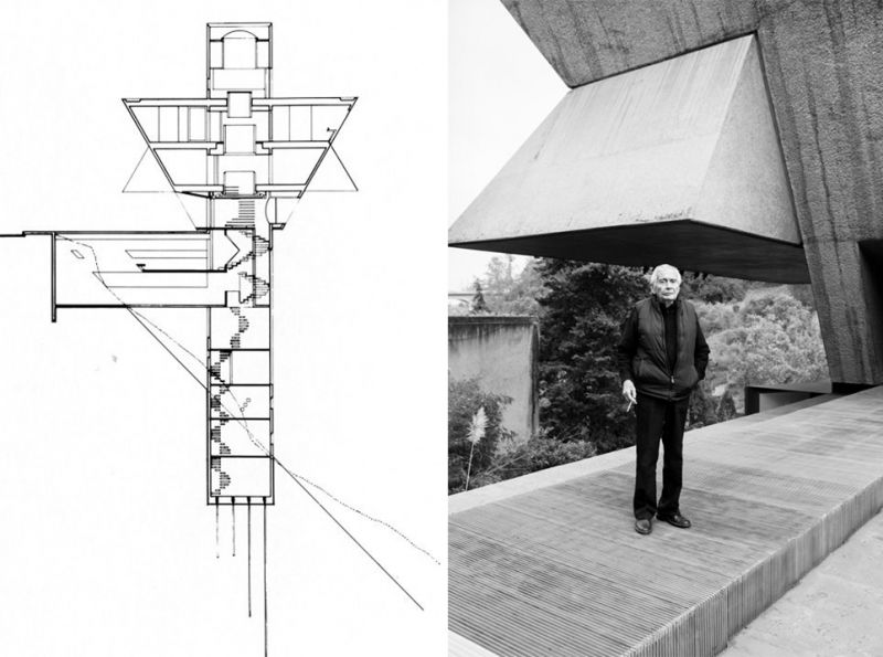 Cómo se analizan secciones en proyectos arquitectónicos oblicuos