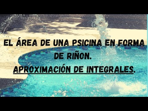 Cómo se calcula el área de la superficie del agua con Simpson