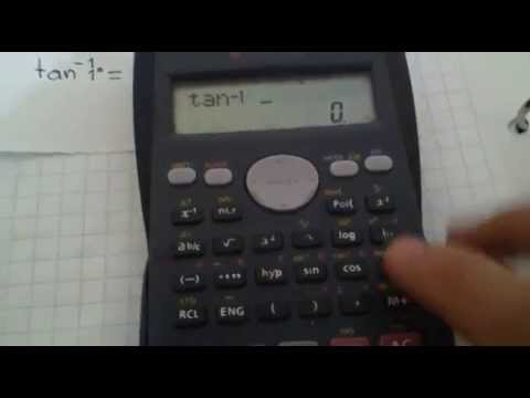 Cómo se calcula la cotangente en calculadora en grados y radianes