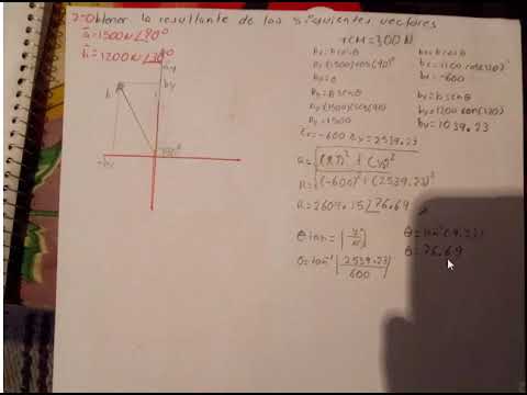 Cómo se calcula la resultante de un vector en física