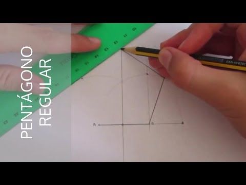 como se construye un pentagono regular con compas paso a paso