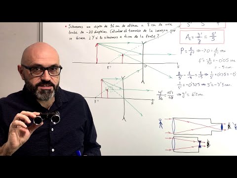Cómo se construyen imágenes virtuales y reales en lentes convergentes