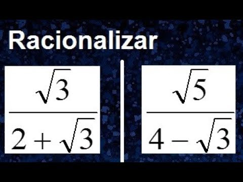 Cómo se hace la racionalización de denominador con ejemplos