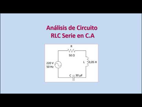 Cómo se realiza el análisis eficaz de circuitos RLC en CA