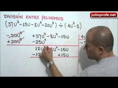 como se realizan las divisiones de polinomios con ejemplos