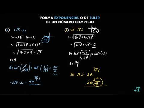 como se utiliza la forma exponencial de un numero complejo