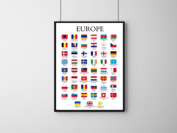 Conoces los países, capitales y banderas de Europa