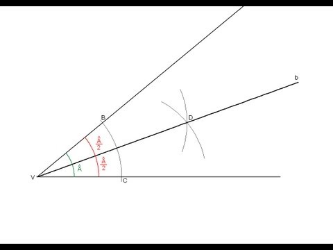 Qué son las bisectrices y ejemplos en matemáticas