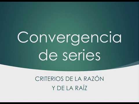 criterio de la integral razon raiz y convergencia numerica