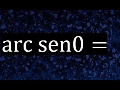 Cuál es el valor y las aplicaciones del arcoseno de 0