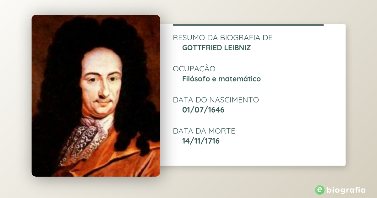Cuál es la biografía y legado de Leibniz, filósofo y matemático