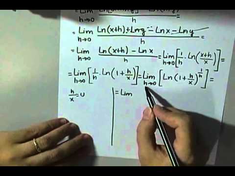 cual es la derivada de fx lnx y su relacion con x ln