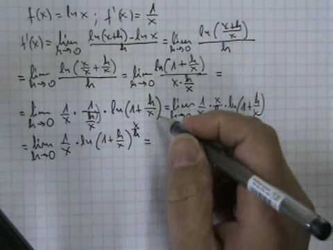 Cuál es la derivada de x ln(x) y cómo se demuestra