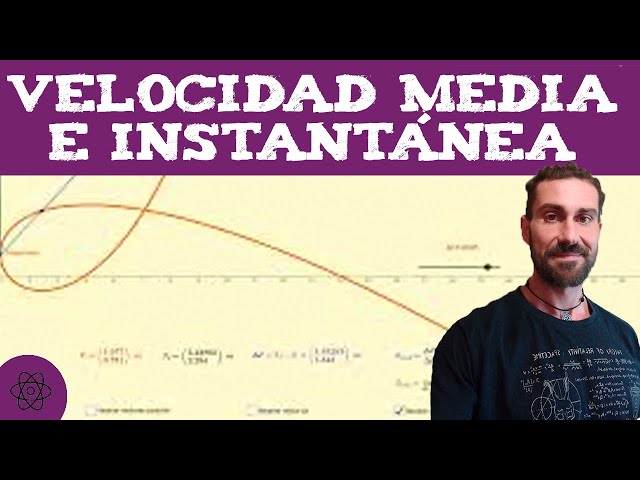 Cuál es la diferencia entre velocidad media e instantánea