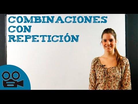 Cuál es la fórmula de combinaciones con repetición y ejemplos