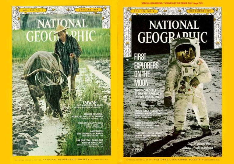 Cuál es la historia y evolución del logo de National Geographic
