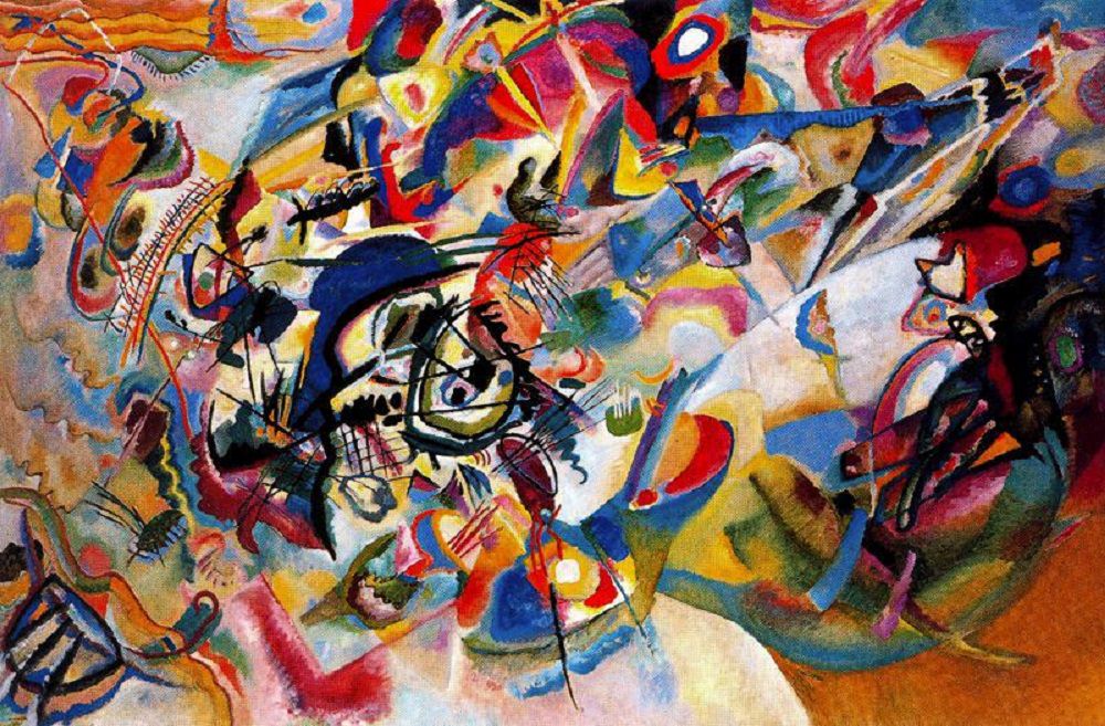 cual es la magia de los circulos en el arte abstracto de kandinsky