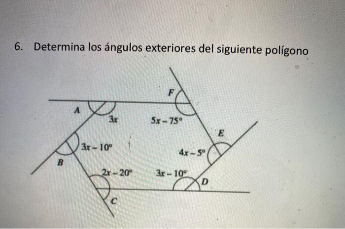 Cuál es la suma de los ángulos exteriores de un polígono