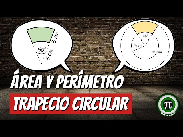 cuales son el area y el perimetro de una corona circular
