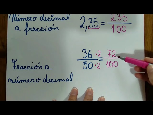 cuales son las caracteristicas de las fracciones decimales
