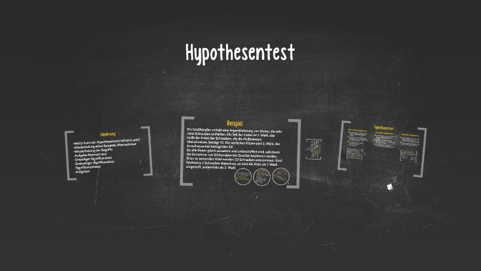 Cuáles son las diferencias entre hypothesentest y signifikanztest
