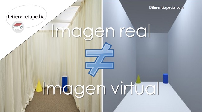 cuales son las diferencias entre imagenes reales y virtuales