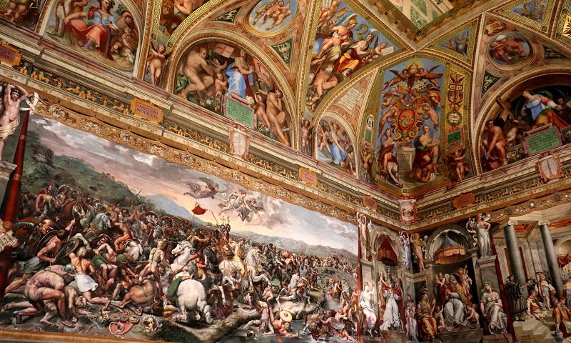 cuales son las obras imprescindibles en las pinturas del vaticano