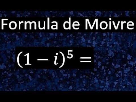Fórmula de Moivre: Aplicaciones y Ejemplos en Matemáticas