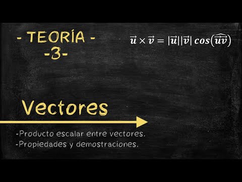 Cuáles son las propiedades del producto escalar en vectores