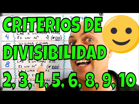 Cuáles son los criterios de divisibilidad para 2, 3 y 4