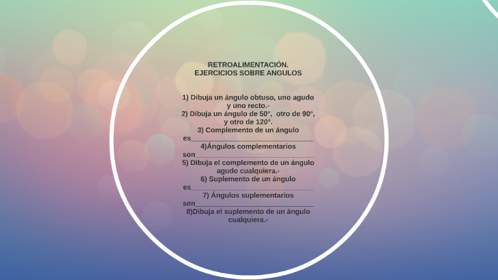 Diferencia entre complemento y suplemento de un ángulo agudo