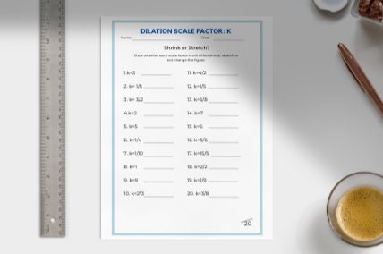 Dilations: Entiende el Scale Factor en la Transformación