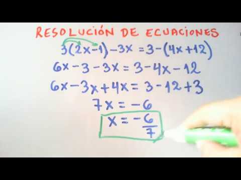 Ecuaciones con una variable: Resolución y ejemplos prácticos