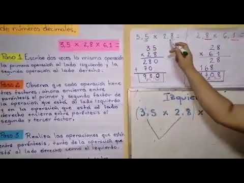 Ejemplo de multiplicación: Propiedades de números naturales