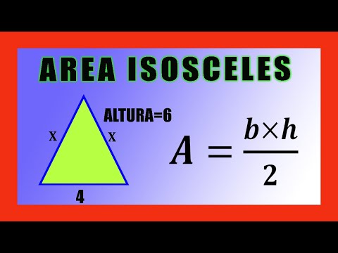 El triángulo isósceles: Cómo calcular su área fácilmente