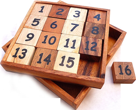 Es el Puzzle 15 el desafiante juego de números del 1 al 15