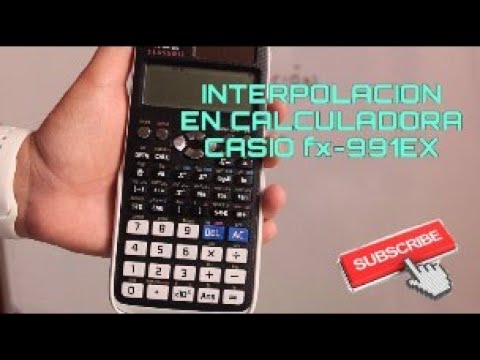 Es fácil usar una calculadora de interpolación lineal online